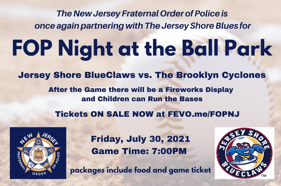 Jersey Shore BlueClaws vs. The Brooklyn Cyclones FOP Night!
